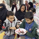 Thalassemia patients celebrating New Year at FAiTh Hematology Clinic Karachi